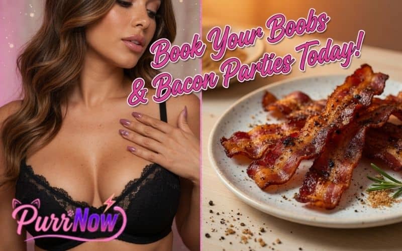 Book Your Boobs and Bacon Party - PurrNow Nashville